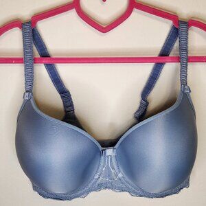 Fantasie 32FF Zoe  -  Blue Molded Plunge Underwire Bra